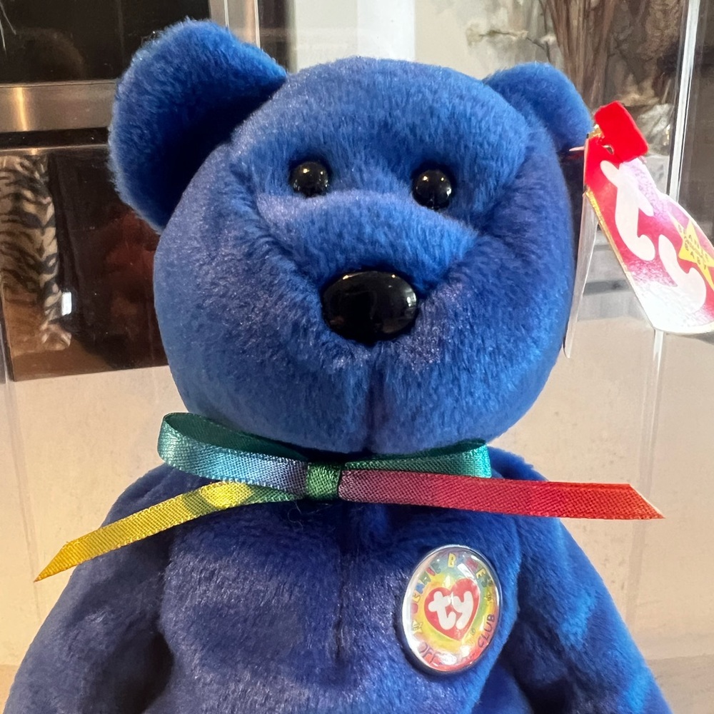 RARE!! Clubby Beanie Baby 1998 Version Mint Condition, in Collector’s Box! - Picture 5 of 10